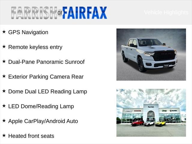 2026 RAM 1500 RAM 1500 LIMITED CREW CAB 4X4 57 BOX