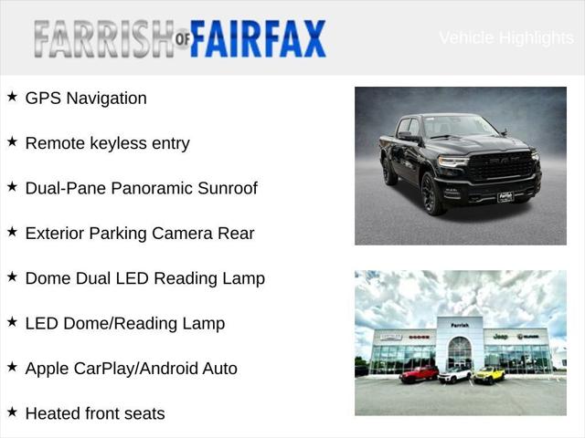 2026 RAM 1500 RAM 1500 LIMITED CREW CAB 4X4 57 BOX