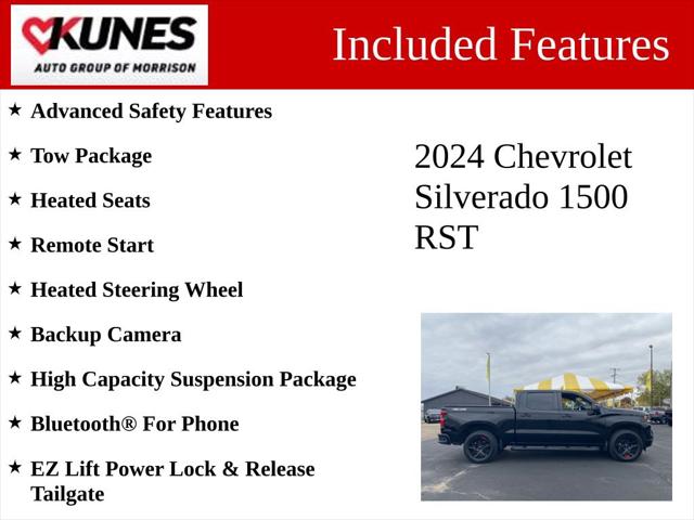 2024 Chevrolet Silverado 1500 4WD Crew Cab Short Bed RST 2024 Chevrolet Silverado 1500 4WD Crew Cab Short Bed RST