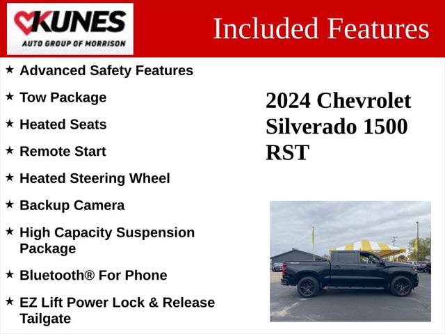 2024 Chevrolet Silverado 1500 4WD Crew Cab Short Bed RST 2024 Chevrolet Silverado 1500 4WD Crew Cab Short Bed RST