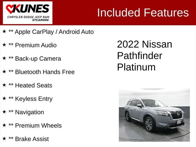 2022 Nissan Pathfinder Platinum 2WD 2022 Nissan Pathfinder Platinum 2WD