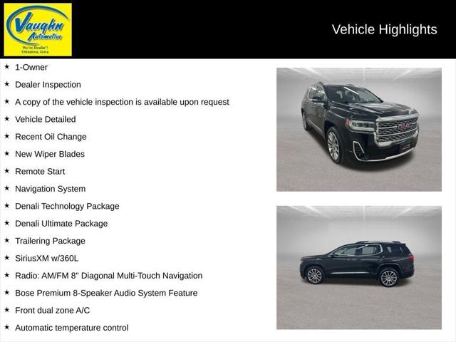 2022 GMC Acadia AWD Denali 2022 GMC Acadia AWD Denali