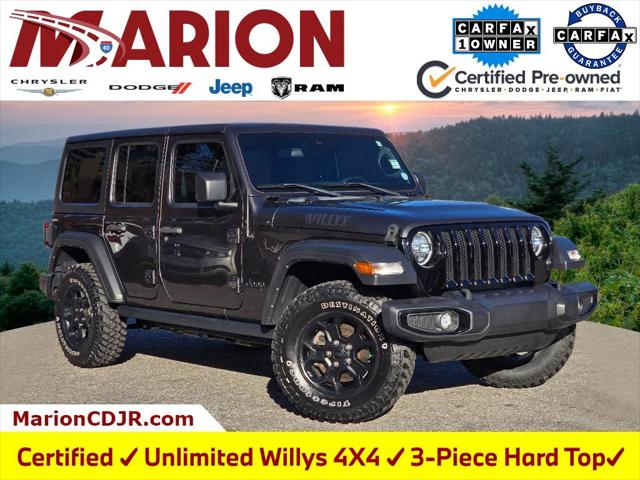 2022 Jeep Wrangler Unlimited Willys 4x4 2022 Jeep Wrangler Unlimited Willys 4x4