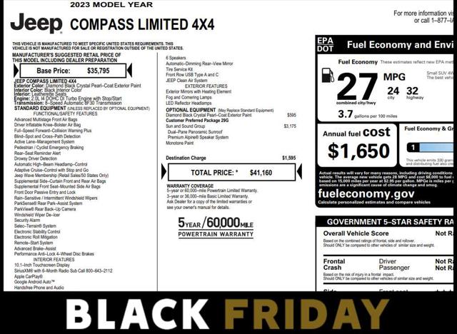 2023 Jeep Compass Limited 4x4 2023 Jeep Compass Limited 4x4