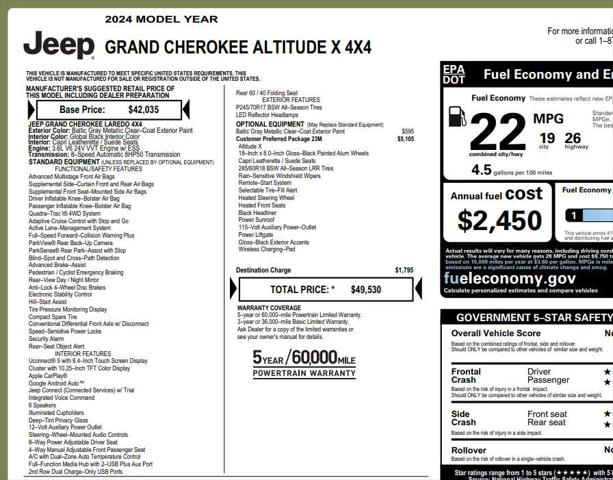2024 Jeep Grand Cherokee Altitude X 4x4