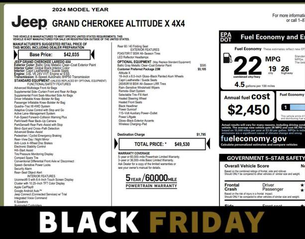 2024 Jeep Grand Cherokee Altitude X 4x4 2024 Jeep Grand Cherokee Altitude X 4x4