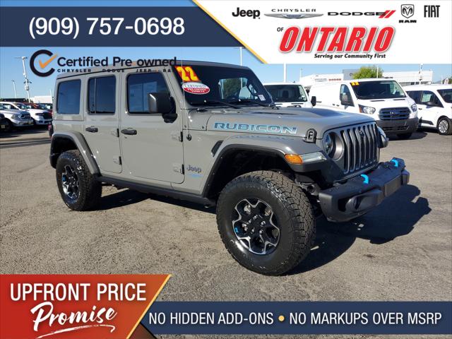 2022 Jeep Wrangler 4xe Unlimited Rubicon 4x4 2022 Jeep Wrangler 4xe Unlimited Rubicon 4x4