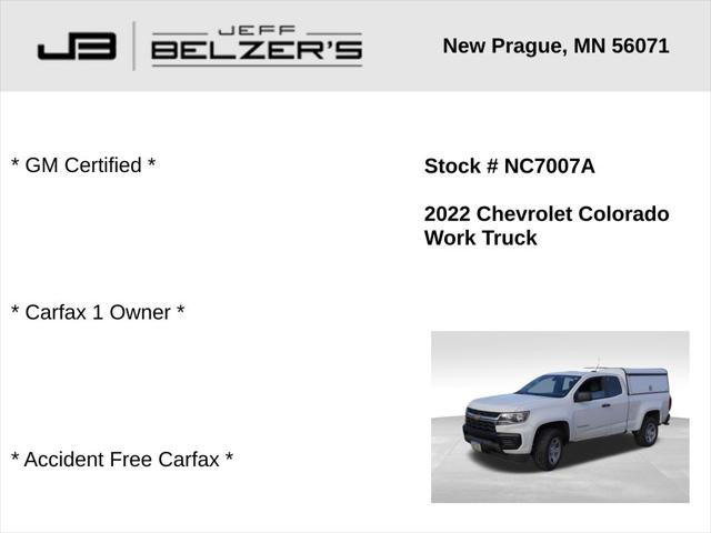 2022 Chevrolet Colorado 2WD Work Truck 2022 Chevrolet Colorado 2WD Work Truck
