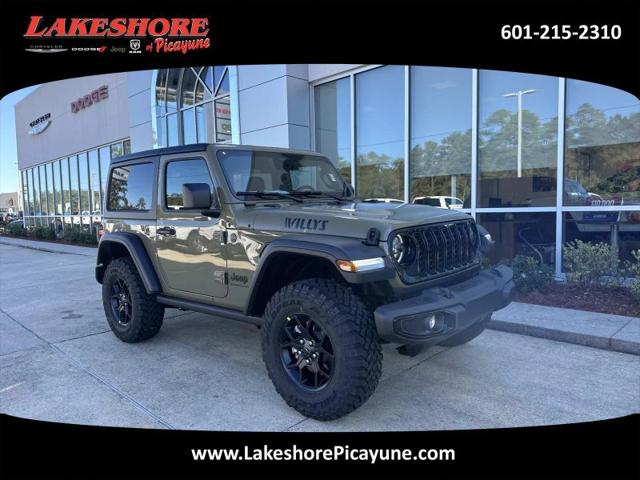 2026 Jeep Wrangler 2-Door Willys 4x4 for sale in Picayune, MS
