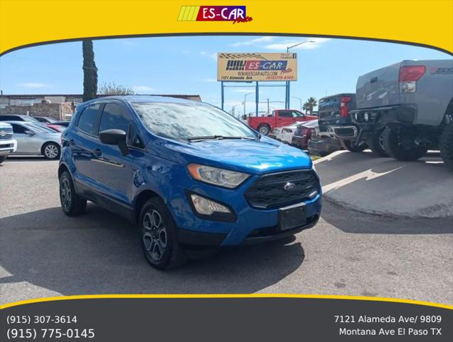 2020 Ford EcoSport S for sale in El Paso, TX