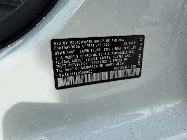 2018 Volkswagen Passat 2.0T SE