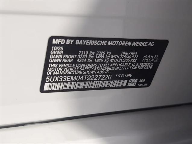 2026 BMW X7 M60i