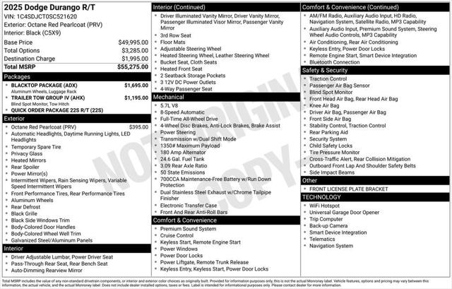2025 Dodge Durango DURANGO R/T AWD