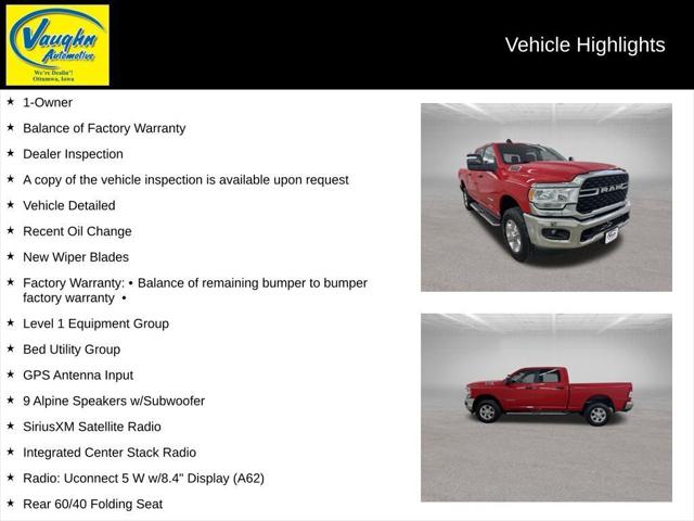 2024 RAM 2500 Big Horn Crew Cab 4x4 64 Box 2024 RAM 2500 Big Horn Crew Cab 4x4 64 Box