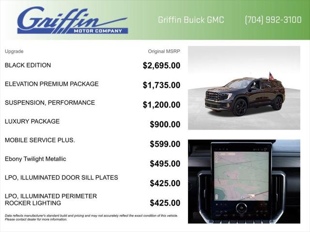 2026 GMC Acadia Elevation AWD