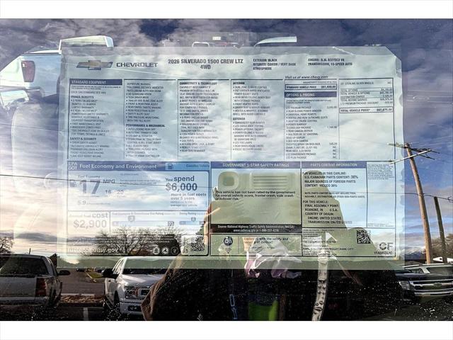 2026 Chevrolet Silverado 1500 4WD Crew Cab Standard Bed LTZ
