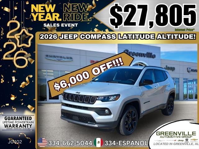 2026 Jeep Compass COMPASS LATITUDE ALTITUDE 4X4