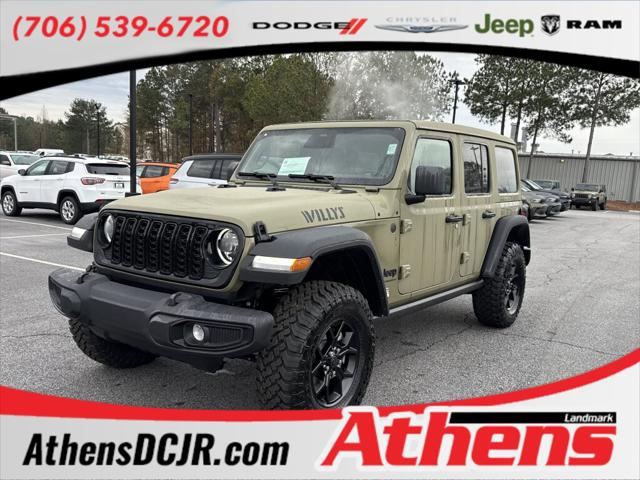 2026 Jeep Wrangler WRANGLER 4-DOOR WILLYS 2026 Jeep Wrangler WRANGLER 4-DOOR WILLYS