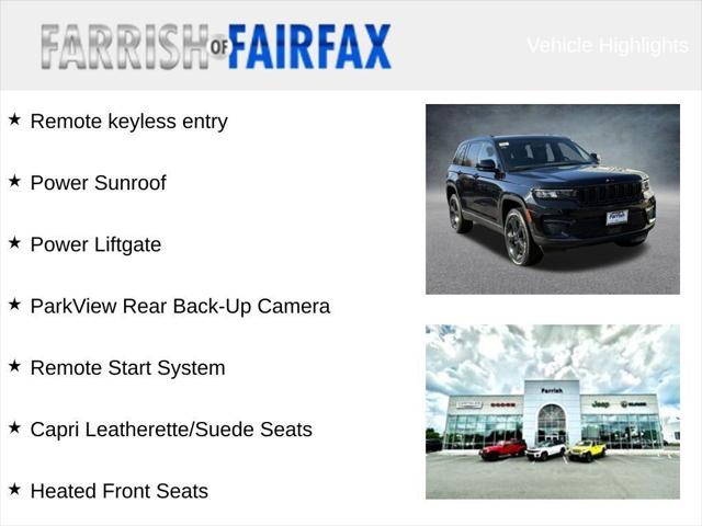 2025 Jeep Grand Cherokee GRAND CHEROKEE ALTITUDE X 4X4 2025 Jeep Grand Cherokee GRAND CHEROKEE ALTITUDE X 4X4