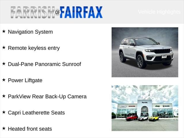 2025 Jeep Grand Cherokee GRAND CHEROKEE LIMITED 4X4 2025 Jeep Grand Cherokee GRAND CHEROKEE LIMITED 4X4