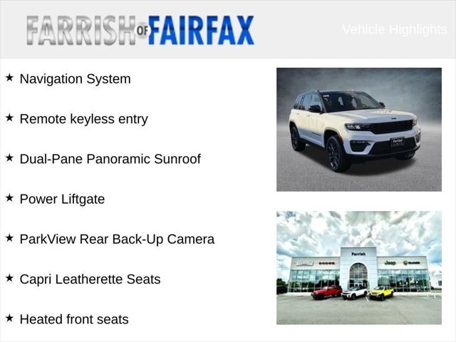 2025 Jeep Grand Cherokee GRAND CHEROKEE LIMITED 4X4 2025 Jeep Grand Cherokee GRAND CHEROKEE LIMITED 4X4