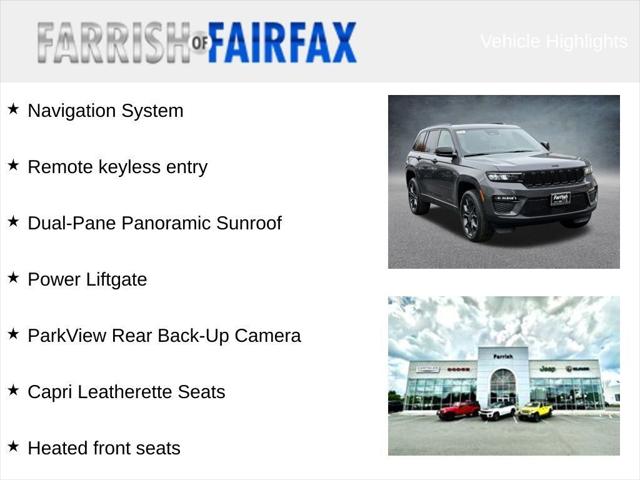 2025 Jeep Grand Cherokee GRAND CHEROKEE LIMITED 4X4 2025 Jeep Grand Cherokee GRAND CHEROKEE LIMITED 4X4