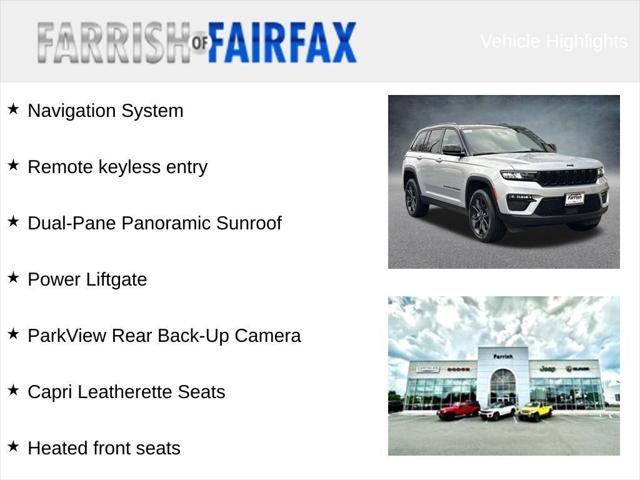 2025 Jeep Grand Cherokee GRAND CHEROKEE LIMITED 4X4 2025 Jeep Grand Cherokee GRAND CHEROKEE LIMITED 4X4