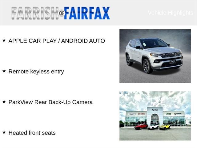 2026 Jeep Compass COMPASS LIMITED 4X4