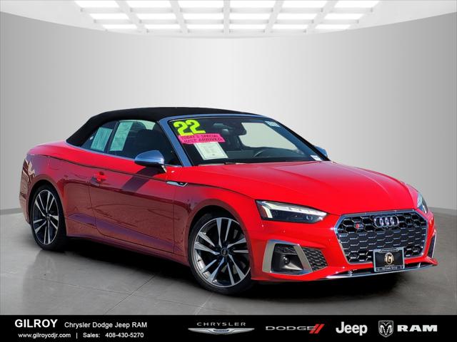 2022 Audi S5 Cabriolet Premium TFSI quattro Tiptronic 2022 Audi S5 Cabriolet Premium TFSI quattro Tiptronic