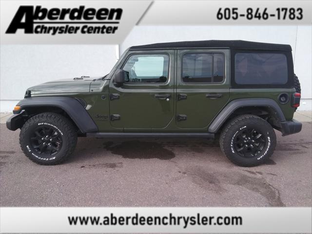 2021 Jeep Wrangler Unlimited Willys 4x4 2021 Jeep Wrangler Unlimited Willys 4x4
