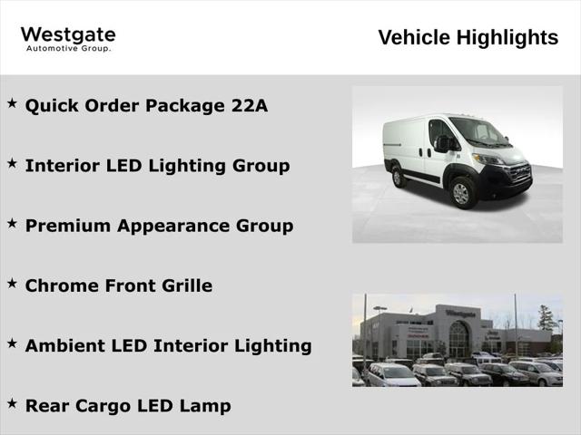 2023 RAM ProMaster 1500 Cargo Van Low Roof 118 WB