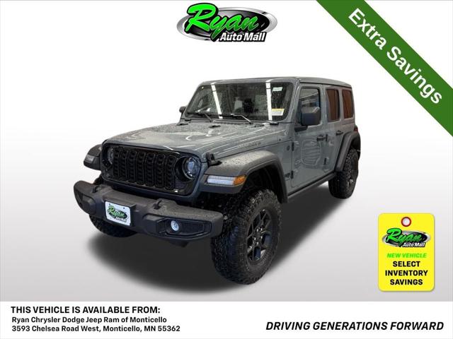 2026 Jeep Wrangler WRANGLER 4-DOOR WILLYS 2026 Jeep Wrangler WRANGLER 4-DOOR WILLYS