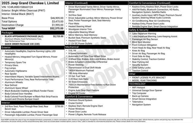 2025 Jeep Grand Cherokee L Limited 4x4