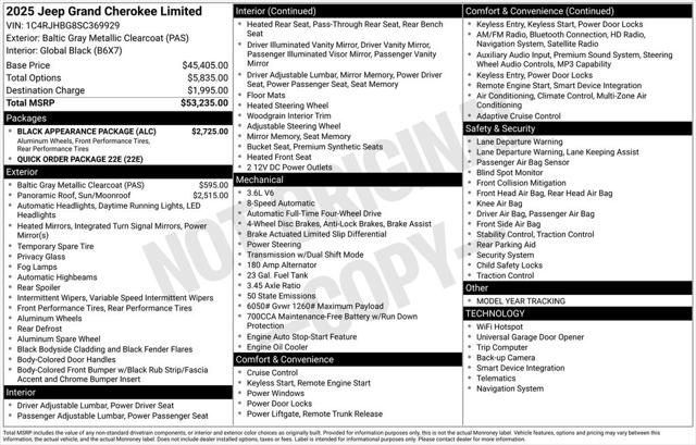 2025 Jeep Grand Cherokee Limited 4x4