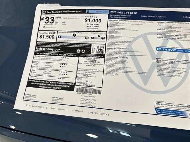 2026 Volkswagen Jetta Sport