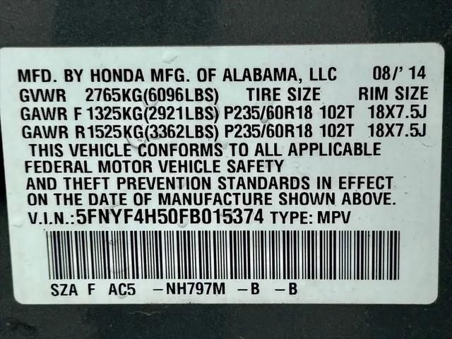 2015 Honda Pilot EX-L