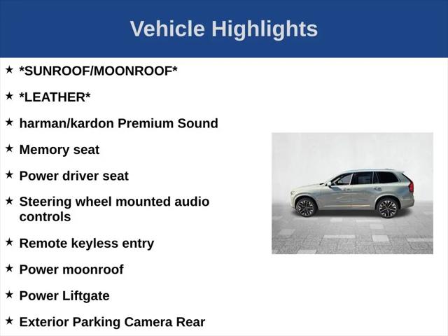 2026 Volvo XC90 Plus, B6 AWD Gas (mild hybrid), Gasoline, Bright, 7 Seats