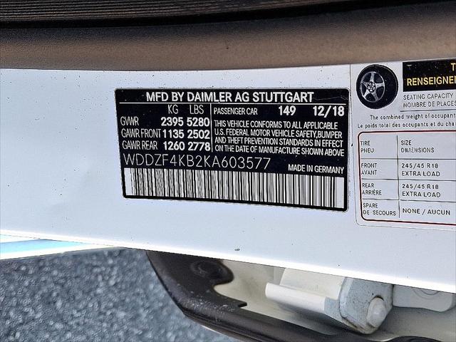 2019 Mercedes-Benz E-CLASS E 300 4MATIC