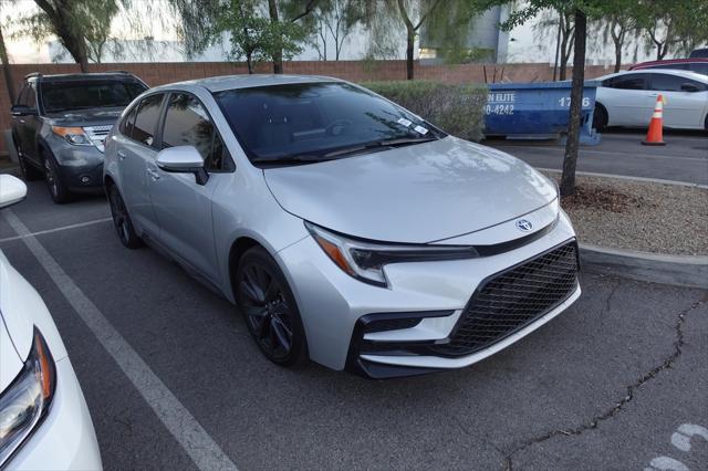 Certified 2025 Toyota Corolla SE with VIN JTDBCMFEXSJ040898 for sale in Kansas City