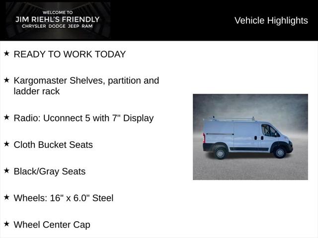 2026 RAM Ram ProMaster RAM PROMASTER 1500 TRADESMAN CARGO VAN LOW ROOF 136 WB