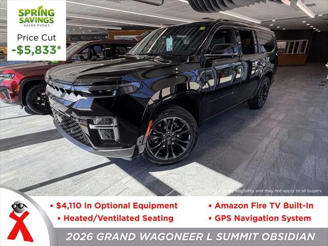 2026 Wagoneer Grand Wagoneer GRAND WAGONEER L SUMMIT OBSIDIAN 4X4