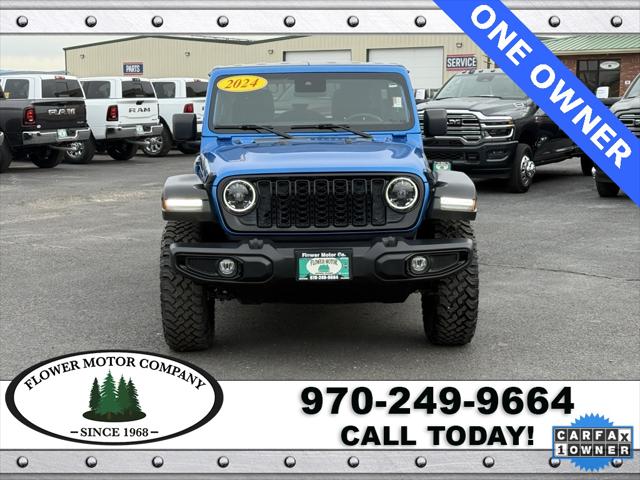 2024 Jeep Wrangler 4-Door Willys 4x4 2024 Jeep Wrangler 4-Door Willys 4x4