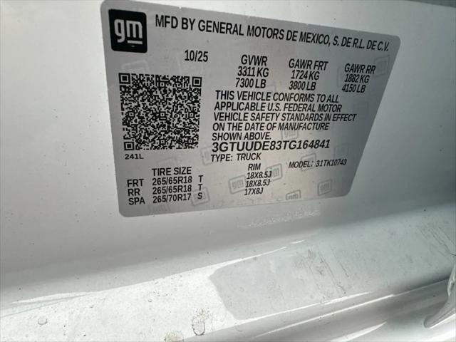 2026 GMC Sierra 1500 Crew Cab, Standard Bed, SLT, 4WD