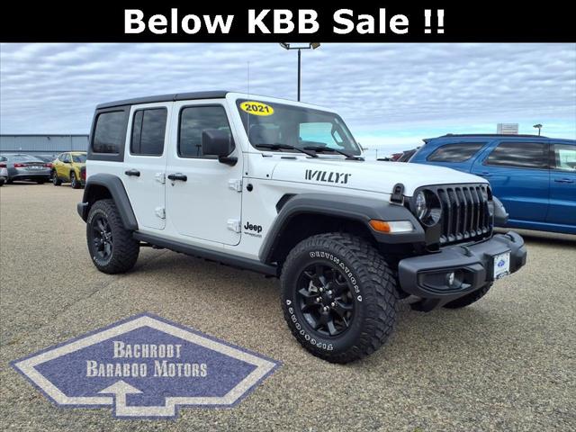 2021 Jeep Wrangler Unlimited Willys 4x4 2021 Jeep Wrangler Unlimited Willys 4x4