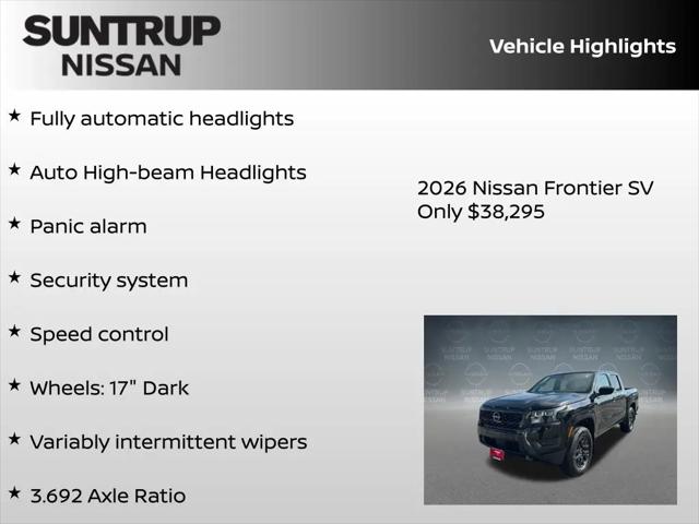 2026 Nissan Frontier Crew Cab SV 4x4
