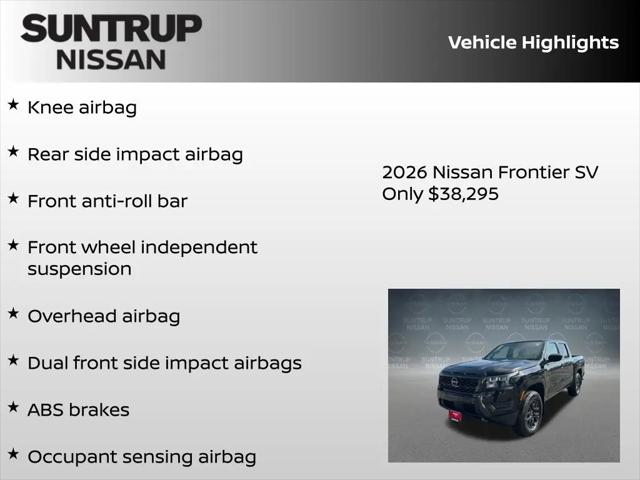 2026 Nissan Frontier Crew Cab SV 4x4