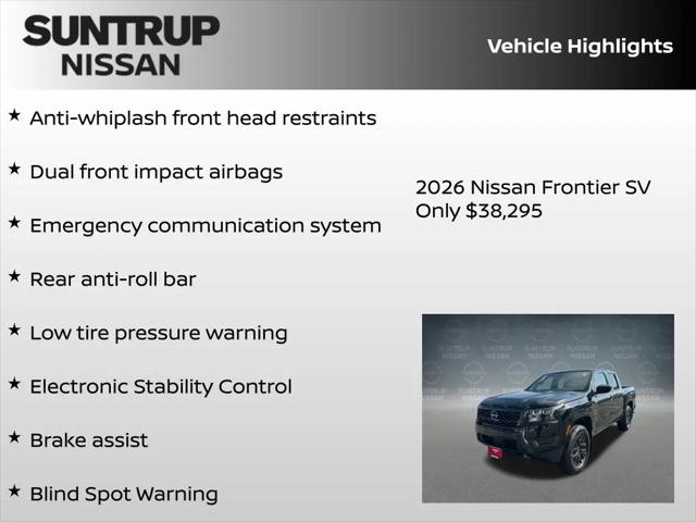 2026 Nissan Frontier Crew Cab SV 4x4