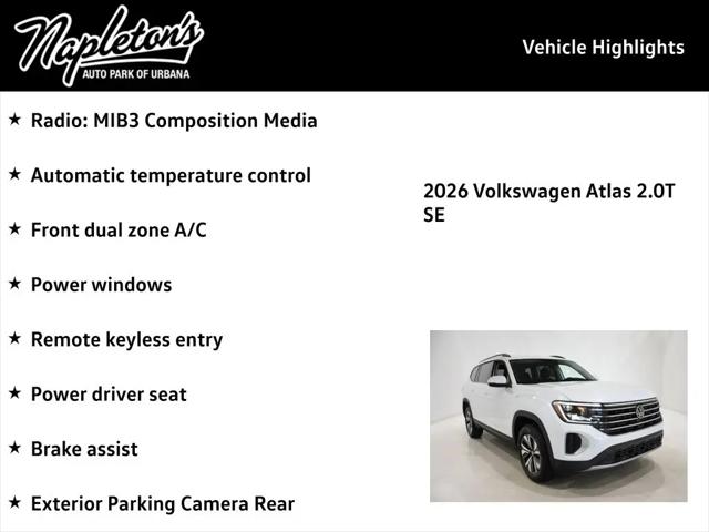 2026 Volkswagen Atlas SE