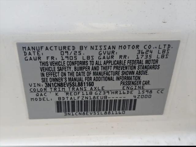 2025 Nissan Versa 1.6 SV
