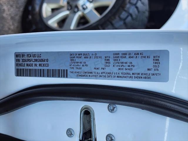 2021 Jeep Ram 2500 Laramie Crew Cab 4x4 6'4" Box